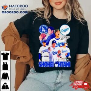 Los Angeles Dodgers Shohei Ohtani Signature Tshirt