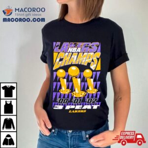 Los Angeles Lakers Peat Champs Tshirt