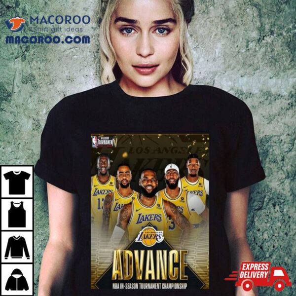 Los Angeles Lakers Advanced Nba In Season Tournament Championship T Shirt