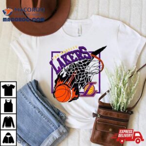 Los Angeles Lakers Vs Utah Jazz Nba 2024 Mascot Cartoon Basketball Shirt