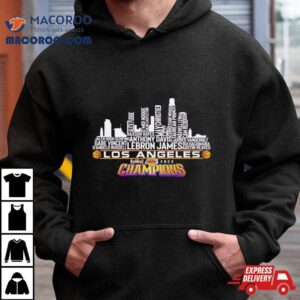 Los Angeles Lakers City Names In Season Tournament Champions Tshirt