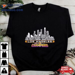 Los Angeles Lakers City Names In Season Tournament Champions Tshirt