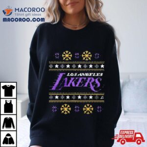 Los Angeles Lakers Holiday Ugly Christmas Tshirt