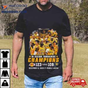 Los Angeles Lakers In Season Tournament Champions Tshirt