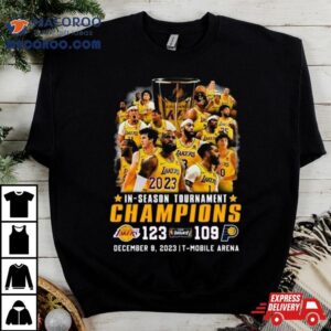 Los Angeles Lakers In Season Tournament Champions Tshirt