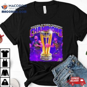 Los Angeles Lakers Lebron James And Anthony Davis Inaugural In Season Tournament Championship Tshirt