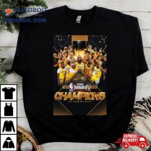 Los Angeles Lakers Nba In Season Tournament Champions Tshirt