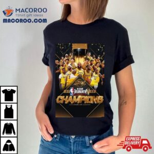 Los Angeles Lakers Nba In Season Tournament Champions Tshirt