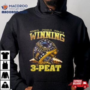 Los Angeles Lakers Winning 3 Peat 1985 2004 2023 T Shirt