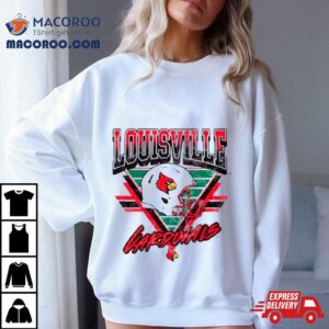 Louisville Cardinals Helmet Triangle Vintage Tshirt