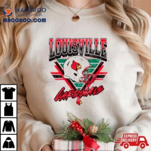 Louisville Cardinals Helmet Triangle Vintage Shirt