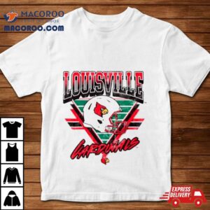 Louisville Cardinals Helmet Triangle Vintage Tshirt