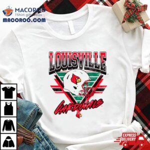 Louisville Cardinals Helmet Triangle Vintage Tshirt