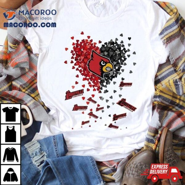 Louisville Cardinals Tiny Heart Shape 2023 Shirt