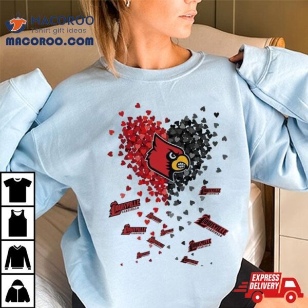 Louisville Cardinals Tiny Heart Shape 2023 Shirt