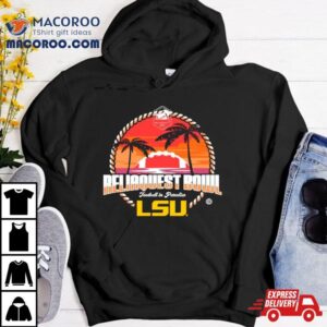 Lsu Tigers Reliaquest Bowl Football In Paradise Tshirt