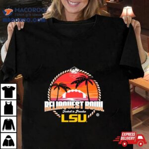 Lsu Tigers Reliaquest Bowl Football In Paradise Tshirt