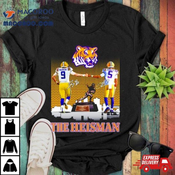 Lsu Tigers The Heisman Signatures Shirt