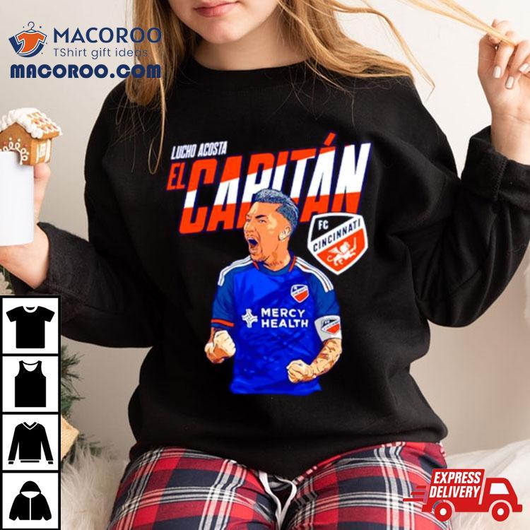 Lucho Acosta El Capitan Fc Cincinnati Shirt Lucho Acosta El Capitan Fc Cincinnati Shirt