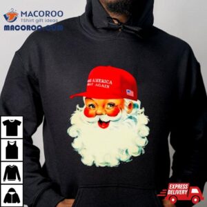 Maga Santa Screen Print High Heat Transfer Tshirt