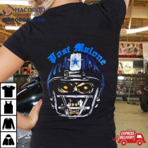 Malone Skeleton Dallas Cowboys Helme Tshirt