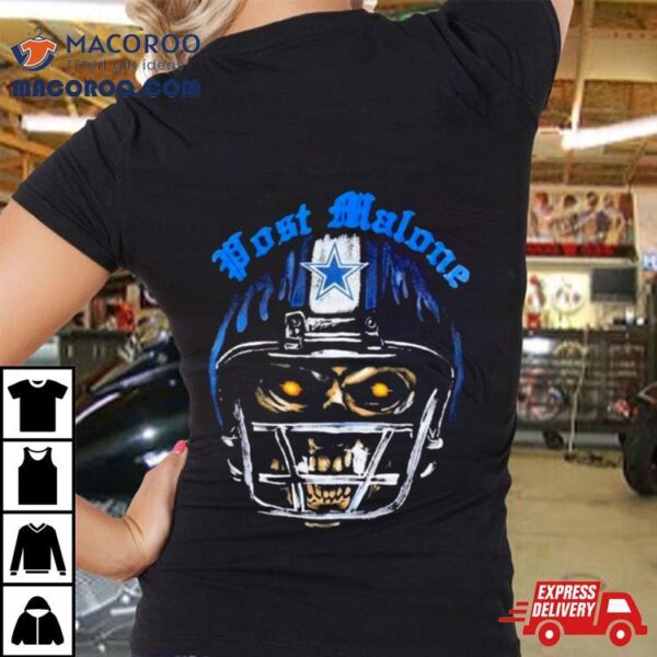 Malone Skeleton Dallas Cowboys Helmet Shirt