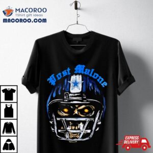 Malone Skeleton Dallas Cowboys Helme Tshirt