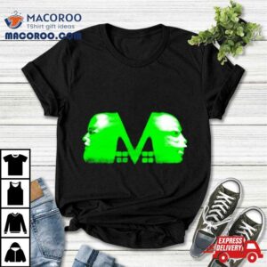 Mansionz M Faces Green Vintage Shirt