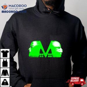Mansionz M Faces Green Vintage Tshirt