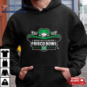 Marshall Thundering Herd Football Scooter S Coffee Frisco Bowl Tshirt