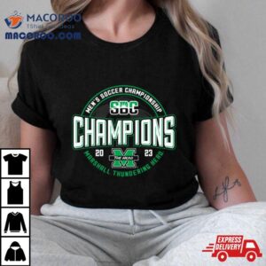 Marshall Thundering Herd Sun Belt Conference Champions Tshirt