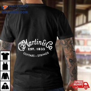 Martin Guitars Logo Merchandise Tshirt