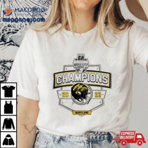 Maryland Terrapins 2023 Music City Bowl Champions Helmet T Shirt