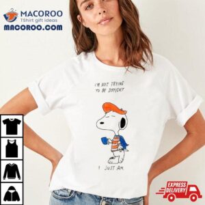 Matt Gray I M Not Trying To Be Difficult I Just Am French Snoopy Tshirt