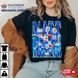 Matt Milano Nfl Buffalo Bills Shirt