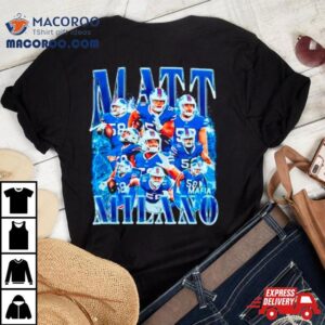 Matt Milano Nfl Buffalo Bills Tshirt