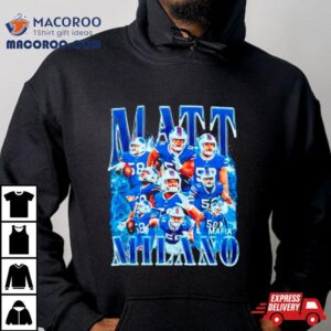 Matt Milano Nfl Buffalo Bills Tshirt