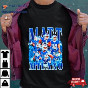 Matt Milano Nfl Buffalo Bills Tshirt