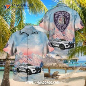 Maumee,ohio Police Department 2020 Ford Interceptor Utility Hawaiian Shirt