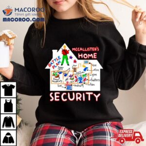 Mccallister S Home Security Battle Plans Alone Christmas Tshirt