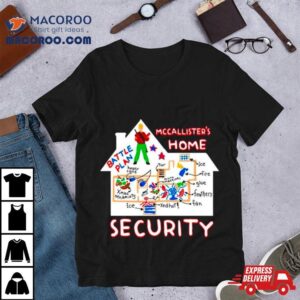 Mccallister S Home Security Battle Plans Alone Christmas Tshirt