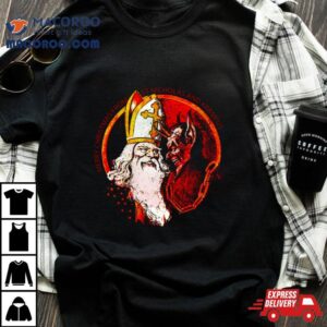 Merry Christmas From St Nicholas And Krampus Tshirt