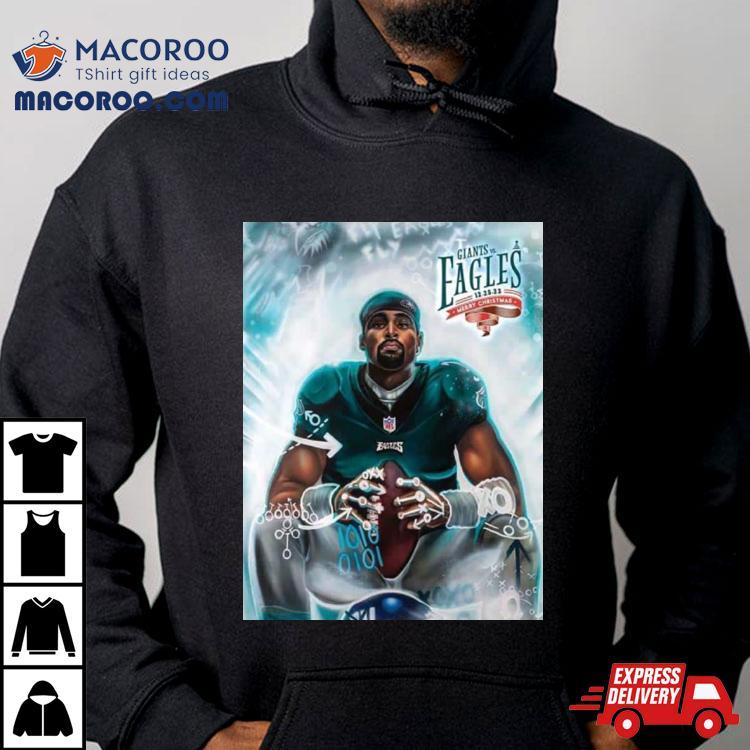 Merry Gameday Philadelphia Eagles Vs New York Giants Nfl Official Poster Shirt Merry Gameday Philadelphia Eagles Vs New York Giants Nfl Official Poster Shirt