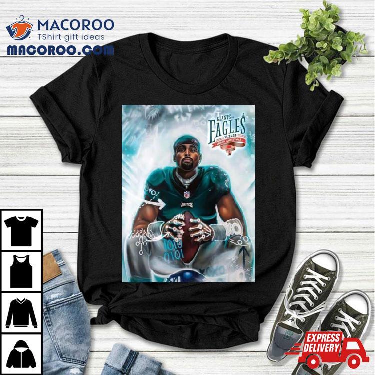 Merry Gameday Philadelphia Eagles Vs New York Giants Nfl Official Poster Shirt Merry Gameday Philadelphia Eagles Vs New York Giants Nfl Official Poster Shirt