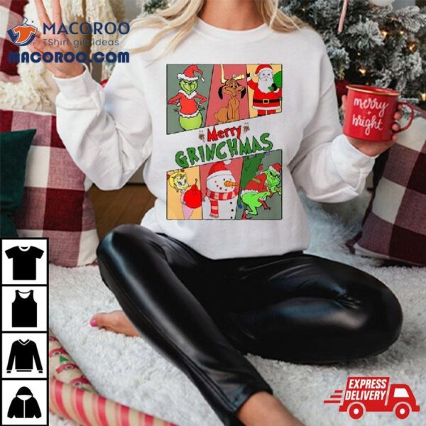 Merry Grinchmas Happy Holiday T Shirt