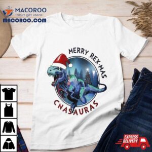 Merry Rex Mas Cnaauras Plaid T Shirt