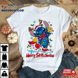 Merry Stitchmas Santa Merry Christmas Tshirt