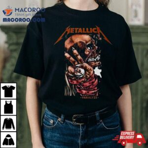 Metallica M Merch Store Paralyze Fan Gifts Two Sides Tshirt