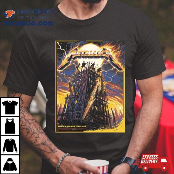 Metallica M72 St Louis North American Tour 2023 M72stl November 2nd And 5th At The Dome At America’s Center T Shirt