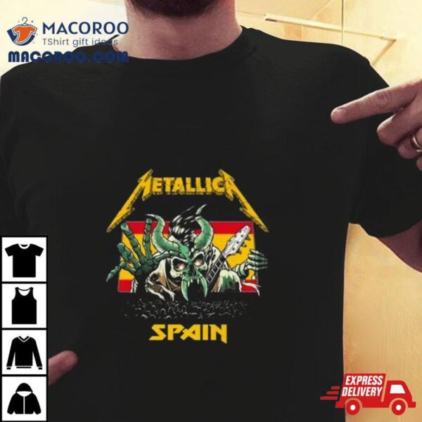 Metallica Spain 2024 T Shirt